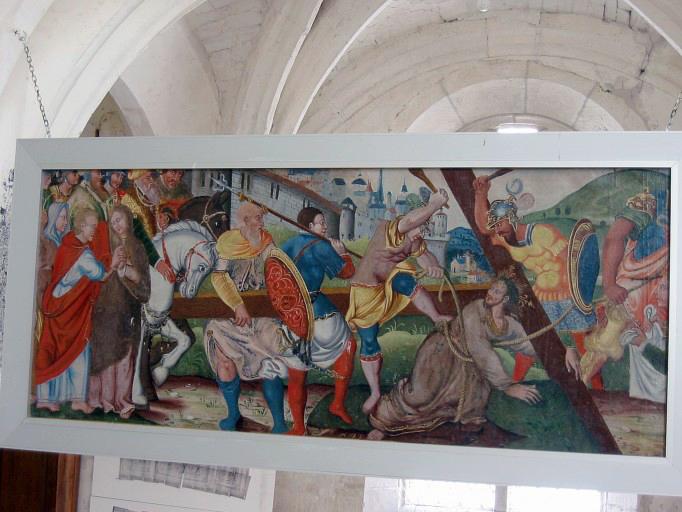 Tableau : Portement de Croix, sainte Véronique