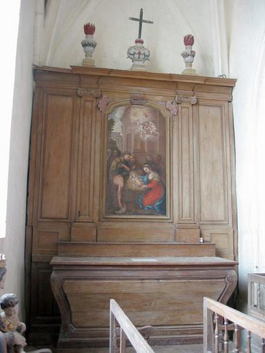 Retable latéral nord