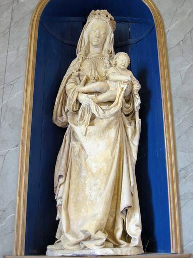 Statue : Vierge à l'Enfant, vue générale