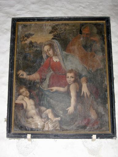 Tableau : Sommeil de l'Enfant Jésus