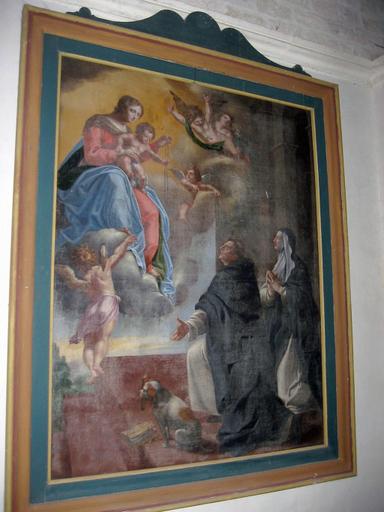 Tableau : Institution du Rosaire, vue générale