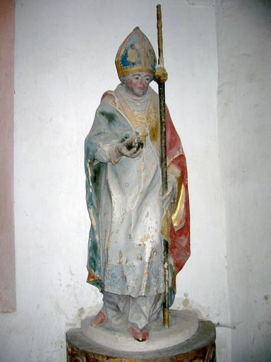 Statue : Saint Rémy, vue générale - © Ministère de la Culture, 2003 ; © Conseil régional de Champagne-Ardenne, 2003 ; © Conseil général de l'Aube, 2003