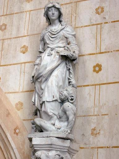 Statue : Sainte Geneviève, vue générale