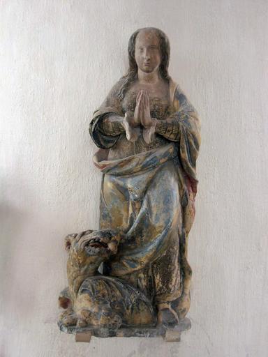 Statuette : Sainte Marguerite, vue générale