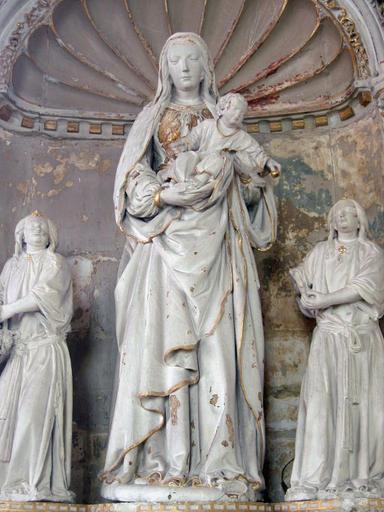 Statue : Vierge à l'Enfant, vue générale