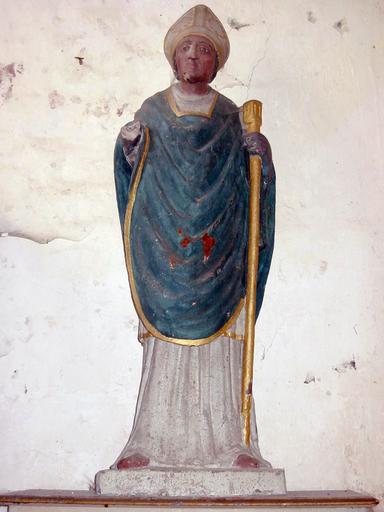 Statue : Saint évêque, vue générale