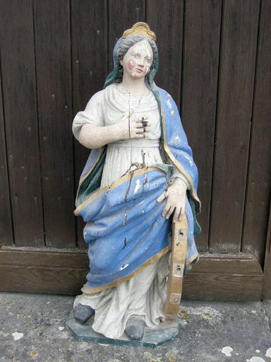 Statue : Sainte Catherine, vue générale