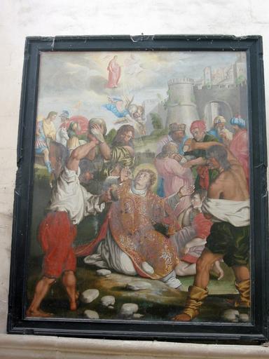 Tableau : Martyre de saint Étienne