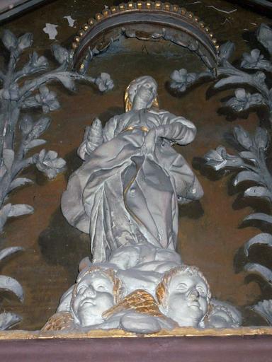 Statue : Vierge de l'Assomption, vue générale - © Ministère de la Culture, 2003 ; © Conseil régional de Champagne-Ardenne, 2003 ; © Conseil général de l'Aube, 2003