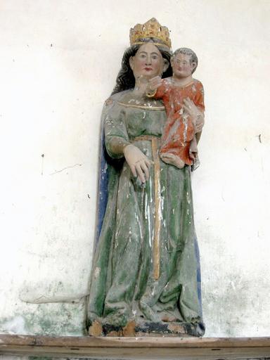 Statue : Vierge à l'Enfant, vue générale