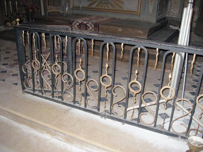 Table de communion, vue générale