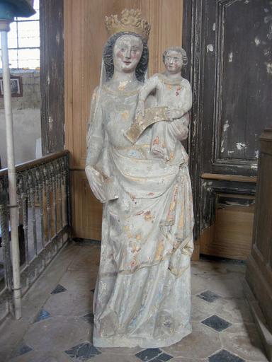 Statue : Vierge à l'Enfant, vue générale