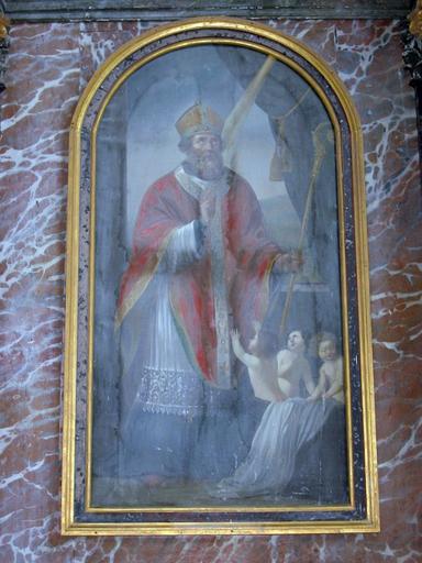 Tableau : Saint Nicolas et les trois enfants