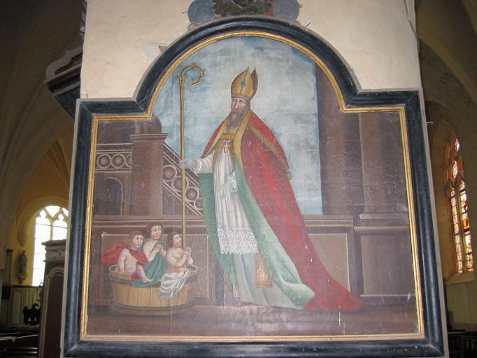 Tableau d'autel : Saint Nicolas, vue générale