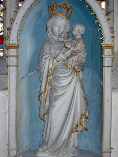 autel latéral sud, retable - © Ministère de la Culture, 2003 ; © Conseil régional de Champagne-Ardenne, 2003 ; © Conseil général de l'Aube, 2003