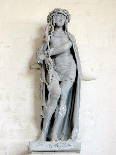 Statue : Ecce Homo, vue générale - © Ministère de la Culture, 2003 ; © Conseil régional de Champagne-Ardenne, 2003 ; © Conseil général de l'Aube, 2003
