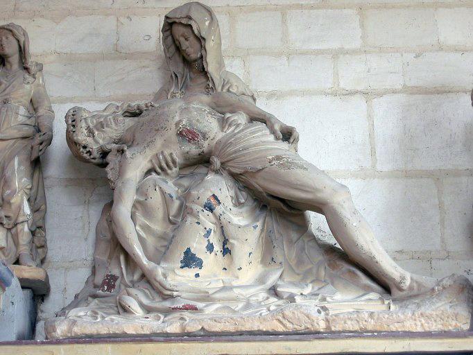 Groupe sculpté : Vierge de Pitié