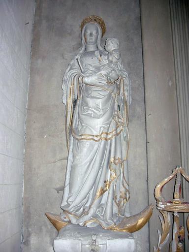 Statue : Vierge à l'Enfant, vue générale