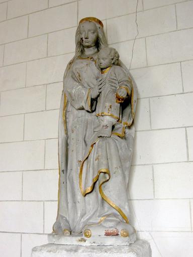 Statue : Vierge à l'Enfant, vue générale