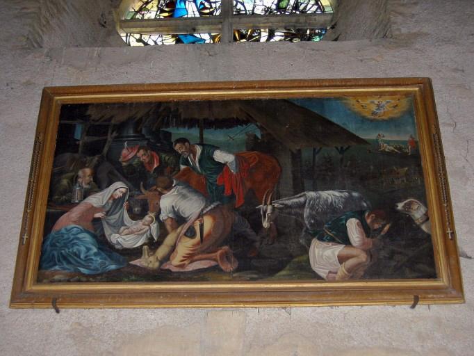 Tableau : Nativité, vue générale