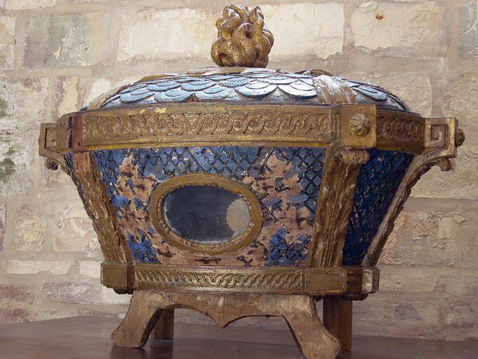 Reliquaire, vue générale - © Ministère de la Culture, 2003 ; © Conseil régional de Champagne-Ardenne, 2003 ; © Conseil général de l'Aube, 2003