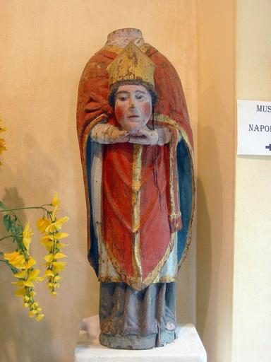 Statue : Saint Didier (Trésor des Eglises de Brienne-le-Château), vue générale