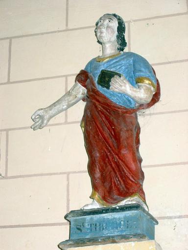 Statuette : Saint Tiburce, vue générale