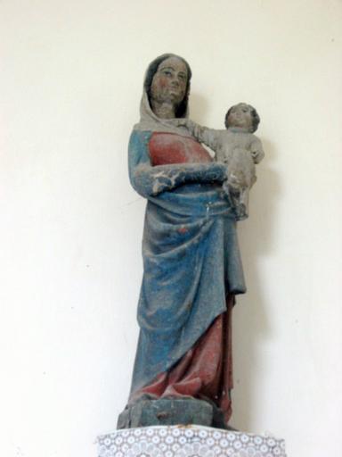 Statue : Vierge à l'Enfant, vue générale