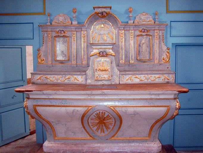 Maître-autel, retable et tabernacle