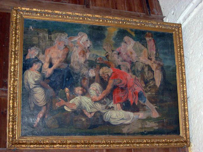 Tableau : Martyre de saint Étienne, vue générale