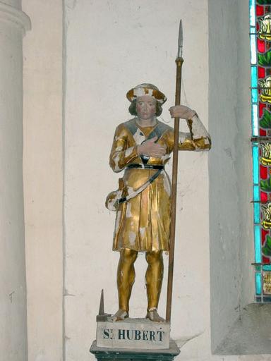 Statue : Saint Hubert, vue générale