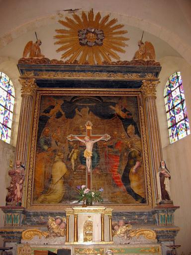 Retable, vue générale