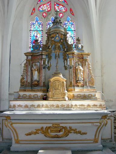 Maître-autel, tabernacle, retable