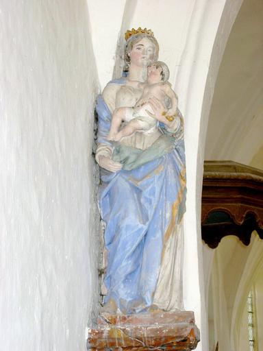 Statue : Vierge à l'Enfant, vue générale