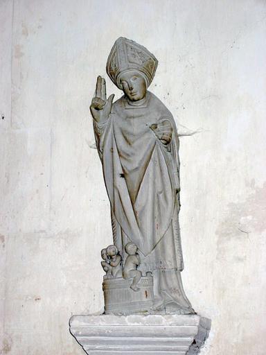 Statuette : Saint Nicolas, vue générale