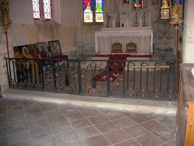 Table de communion, vue générale