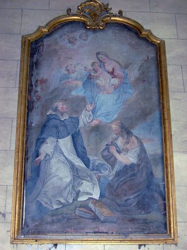 Tableau : Institution du Rosaire