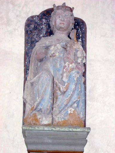 Statue : Vierge à l'Enfant, vue générale