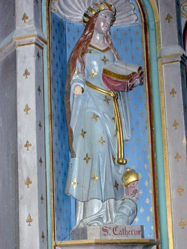 Statue : Sainte Catherine, vue générale