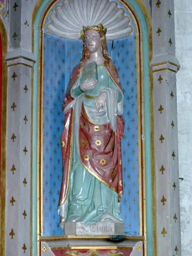 Statue : Sainte Clotilde, vue générale