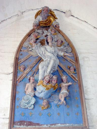 Haut-relief : Assomption, Père éternel, vue générale