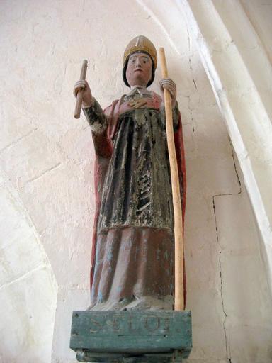 Statue : Saint Éloi (?), vue générale