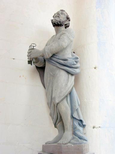 Statues (2) : Saint Pierre, saint Paul, Saint Pierre