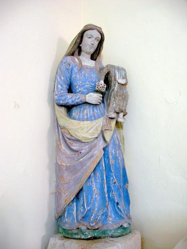 Statue : Vierge à l'Enfant, vue générale