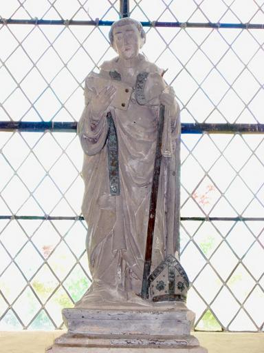 Statue : Saint Bernard (?), vue générale
