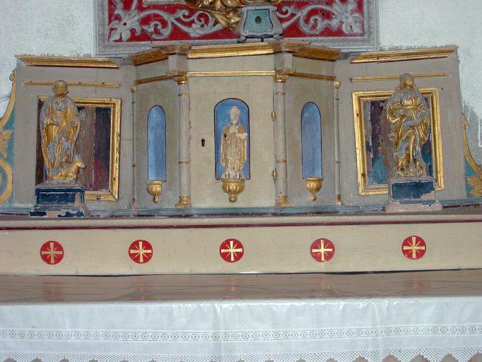 Statuette : Saint Luc, vue générale