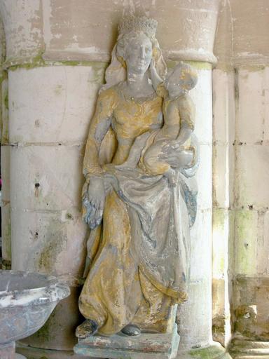 Statue : Vierge à l'Enfant, vue générale