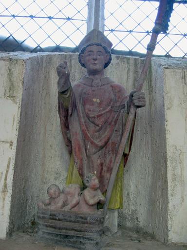 Statue : Saint Nicolas, vue générale - © Ministère de la Culture, 2003 ; © Conseil régional de Champagne-Ardenne, 2003 ; © Conseil général de l'Aube, 2003