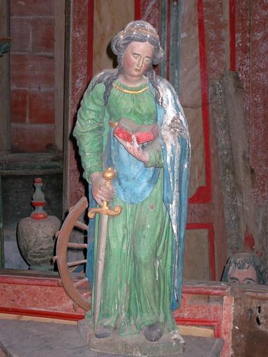 Statuette : Sainte Catherine