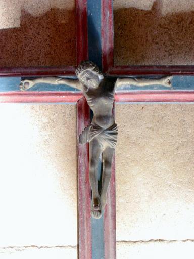 Croix de procession : Christ, vue générale